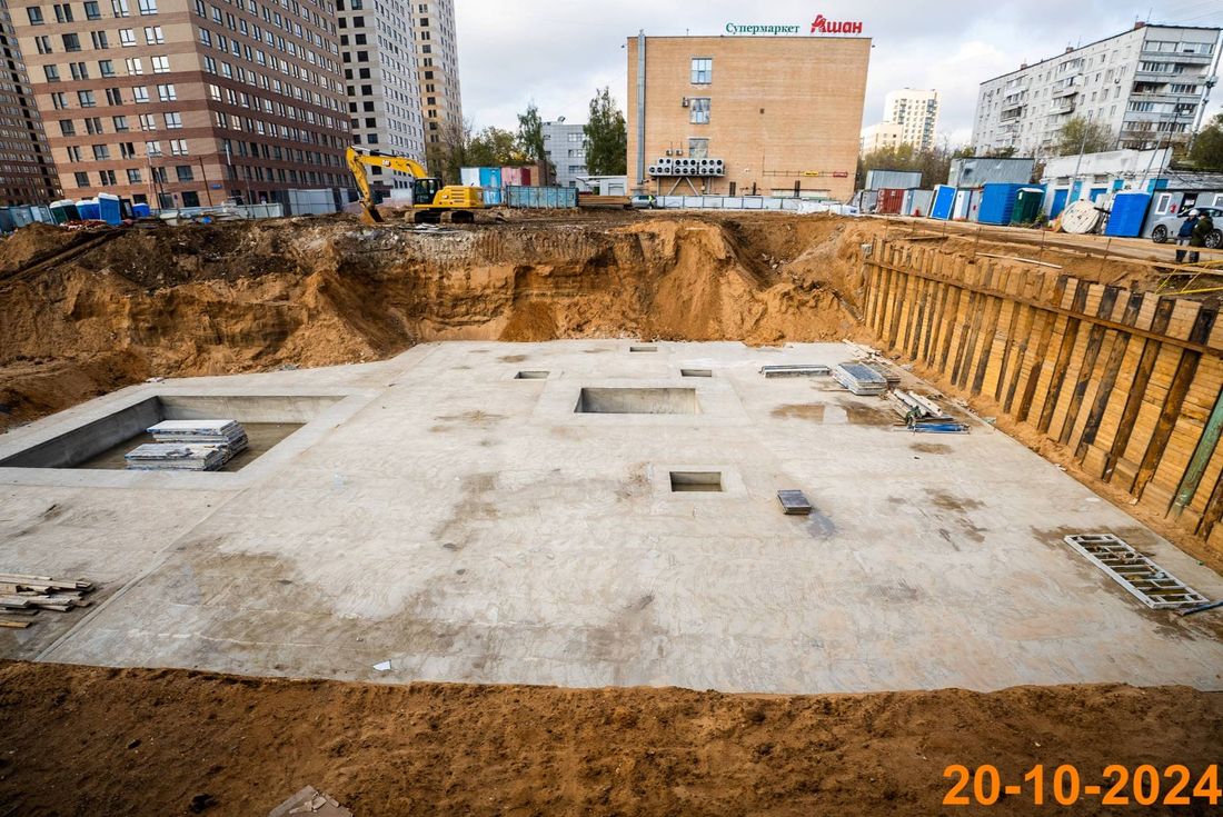 Ход строительства ЖК «Кронштадтский 9» за Октябрь 2024 г., фото №1