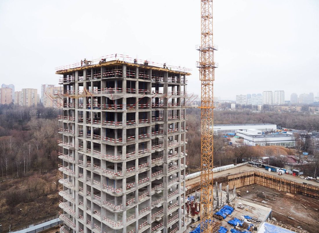 Ход строительства ЖК «Родина Парк» за Февраль 2025 г., фото №1