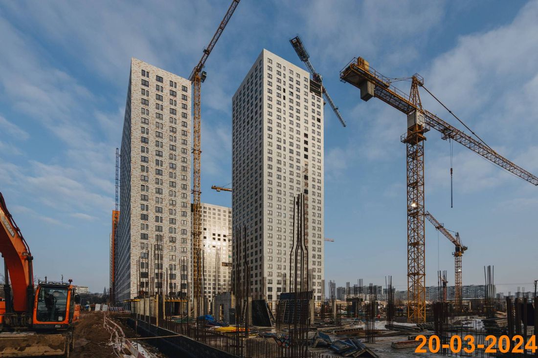 Ход строительства ЖК «Кольская 8» за Март 2024 г., фото №1