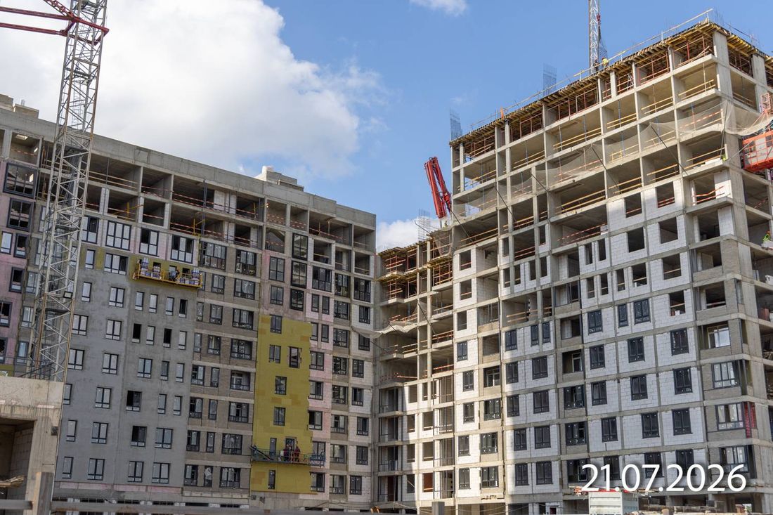 Ход строительства ЖК «Южные сады» за Июль 2026 г., фото №1