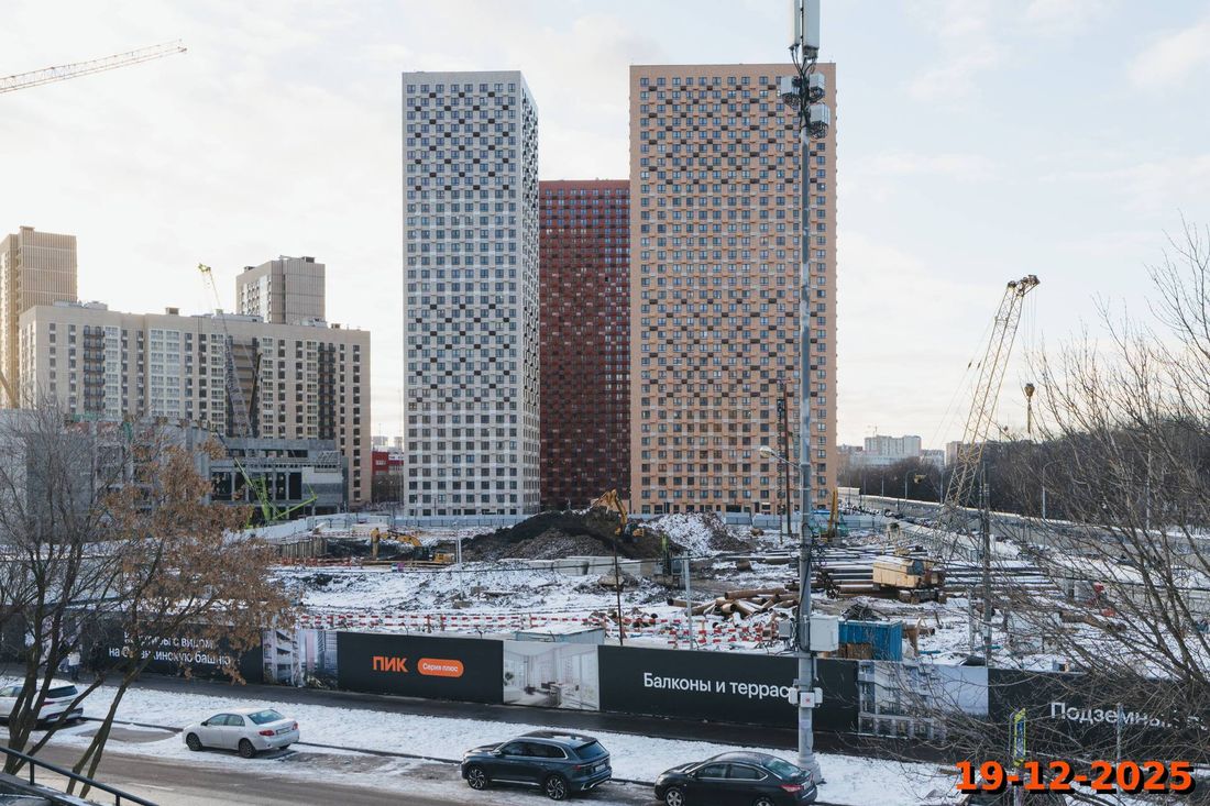 Ход строительства ЖК «Алтуфьевское 53» за Декабрь 2025 г., фото №1
