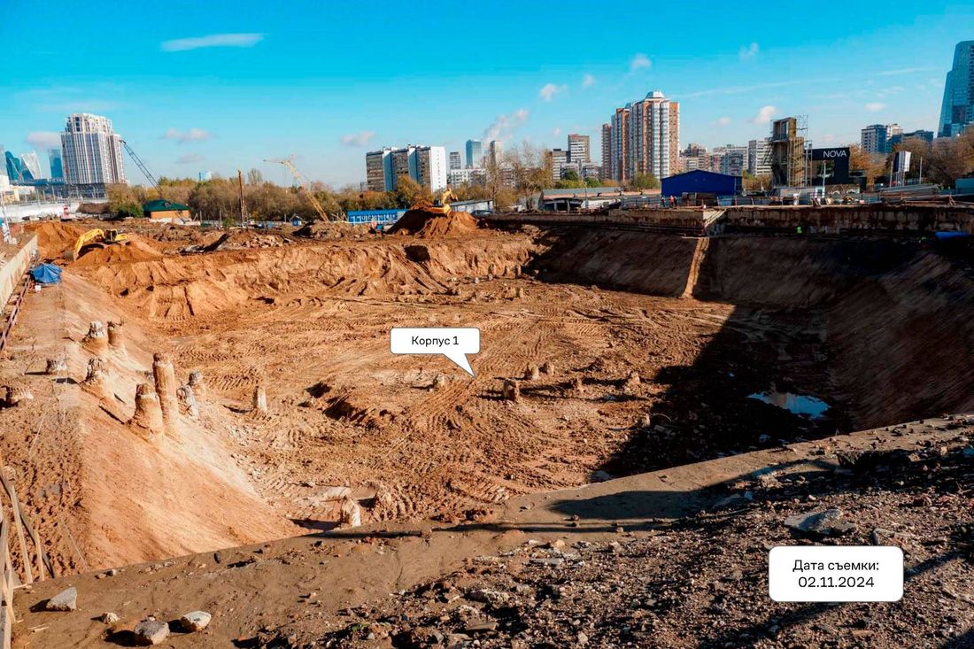 Ход строительства ЖК «НОВА» за Ноябрь 2024 г., фото №1