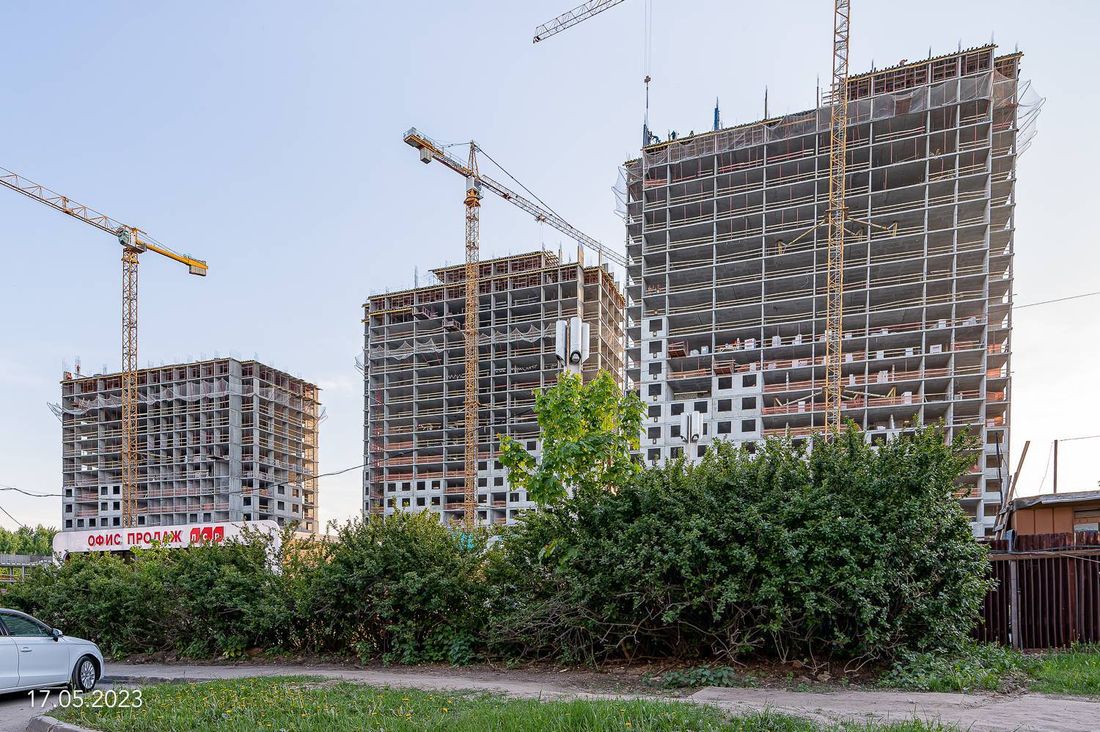 Ход строительства ЖК «Парксайд» за Май 2023 г., фото №1