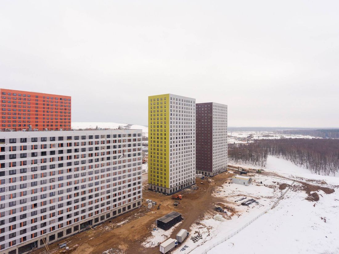 Ход строительства ЖК «Саларьево парк» за Март 2019 г., фото №1