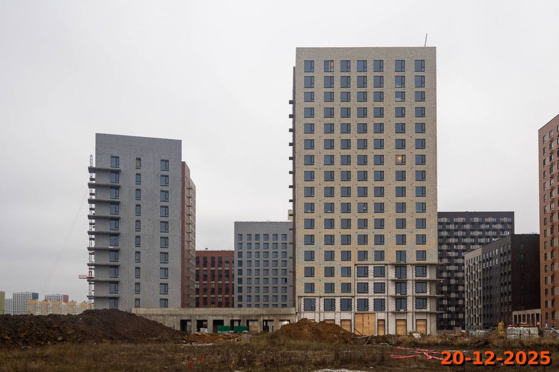 Ход строительства ЖК «Никольские луга» за Декабрь 2025 г., фото №1
