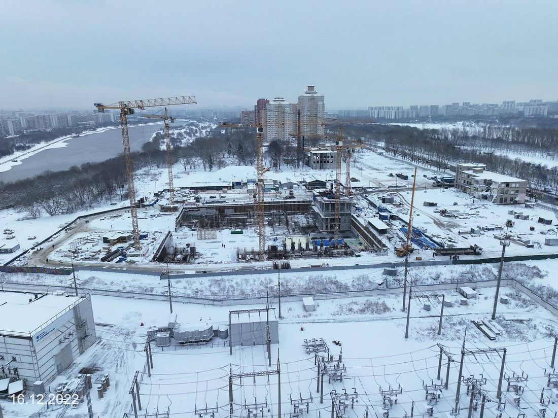 Ход строительства ЖК «Вейв» за Декабрь 2022 г., фото №1