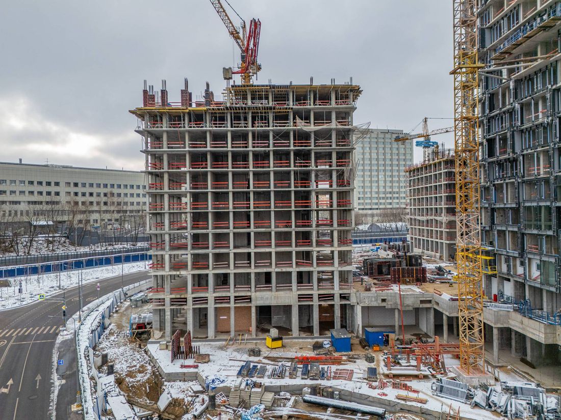 Ход строительства ЖК «Ривер Парк Кутузовский» за Ноябрь 2024 г., фото №1