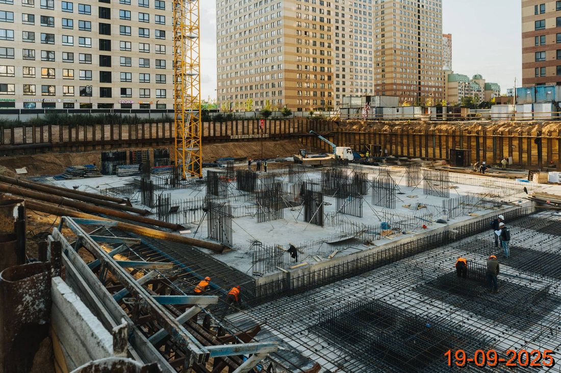 Ход строительства ЖК «Кронштадтский 9» за Сентябрь 2025 г., фото №1