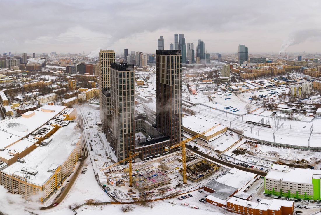 Ход строительства ЖК «Феймос» за Декабрь 2021 г., фото №1