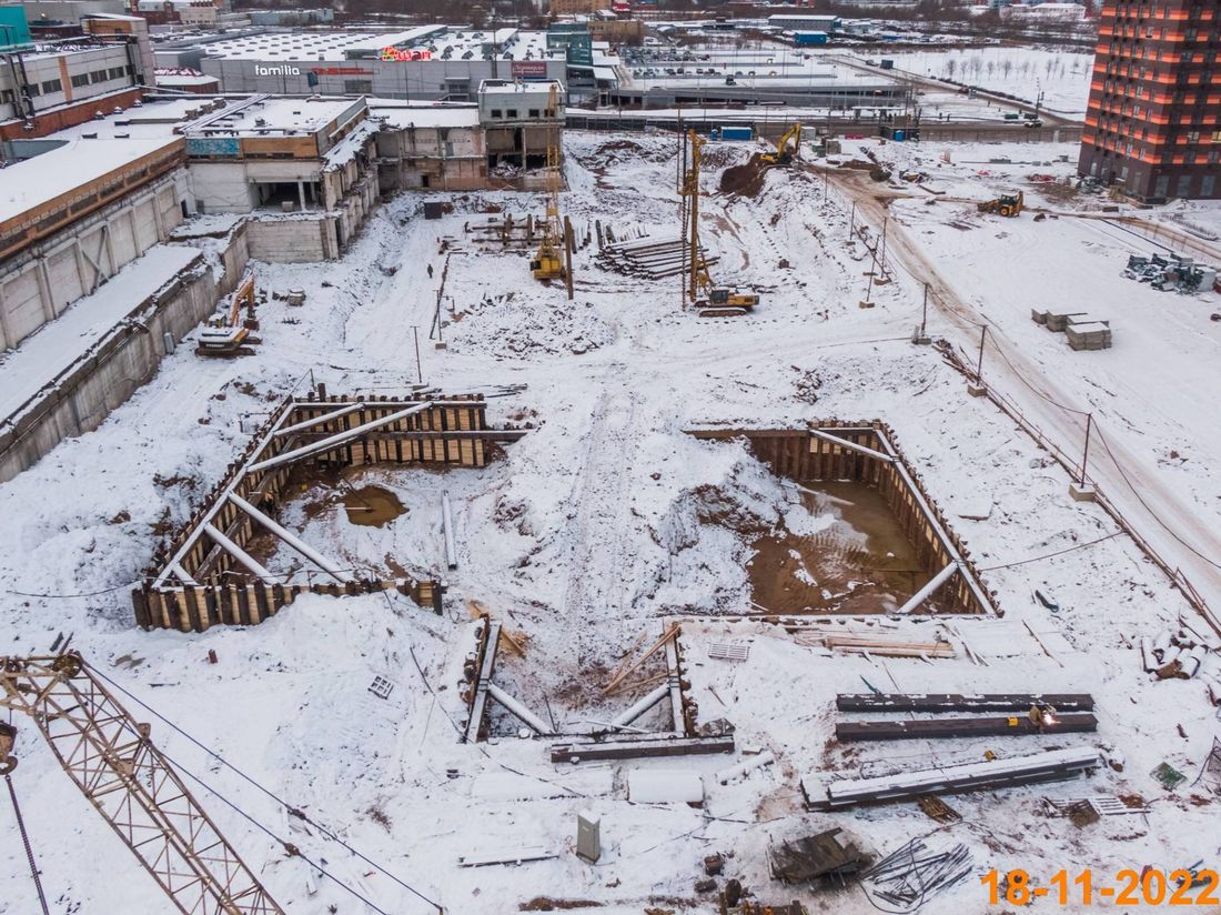 Ход строительства ЖК «Сигнальный 16» за Ноябрь 2022 г., фото №1