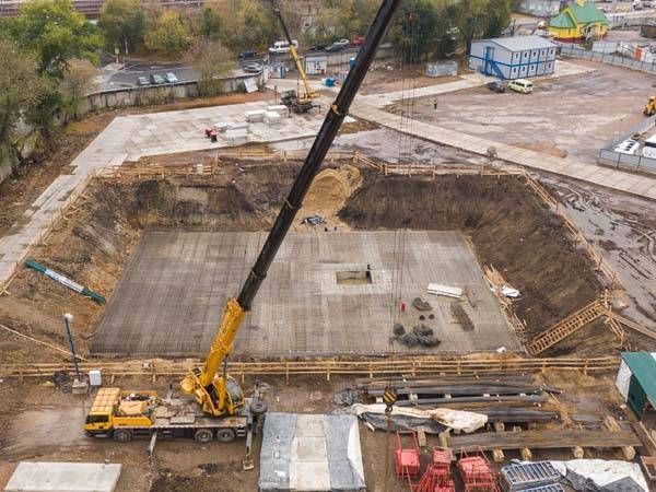 Ход строительства ЖК «Большая Академическая 85» за Октябрь 2020 г., фото №1