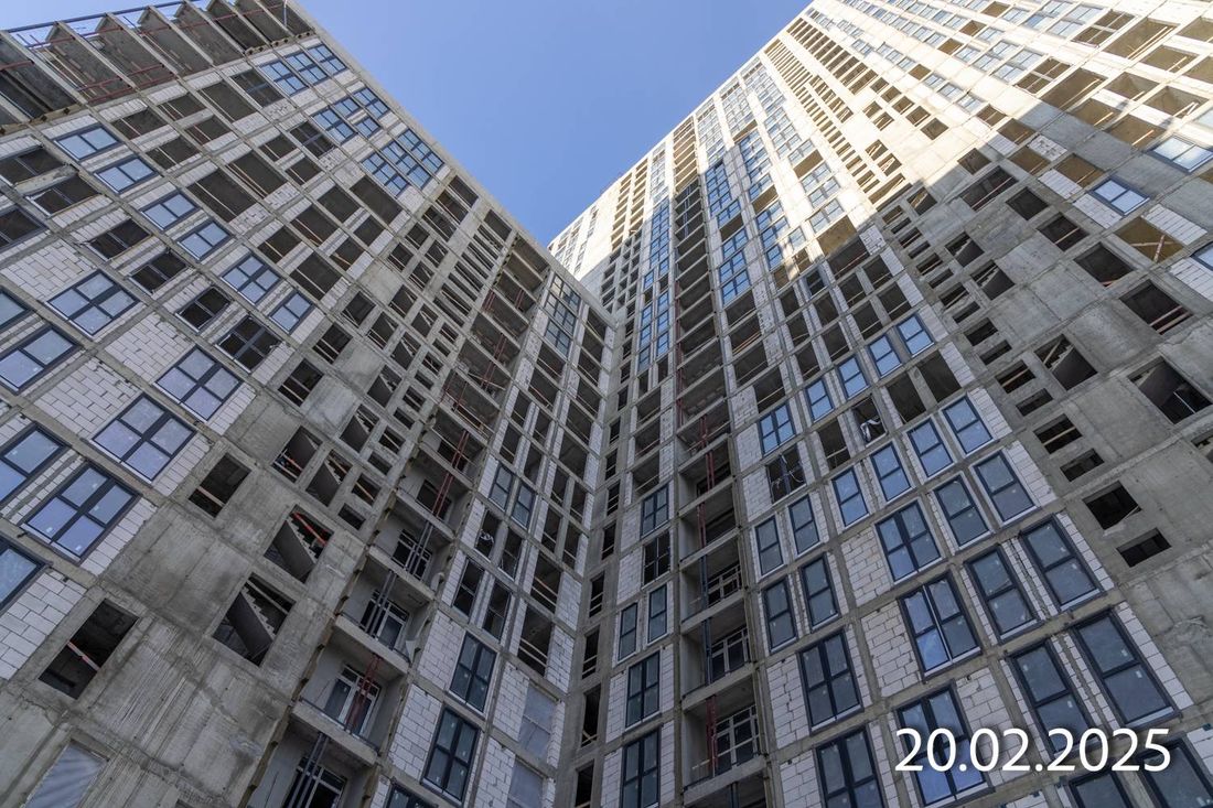 Ход строительства ЖК «Южные сады» за Февраль 2025 г., фото №1