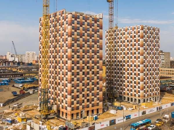 Ход строительства ЖК «Большая Академическая 85» за Апрель 2021 г., фото №1