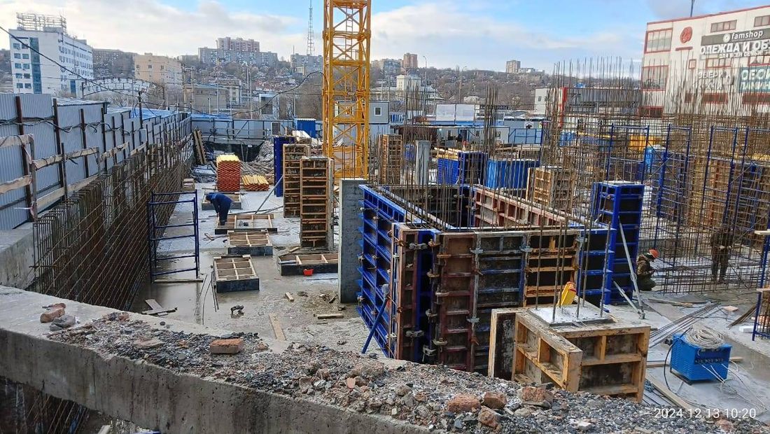 Ход строительства ЖК «Регата» за Январь 2025 г., фото №1