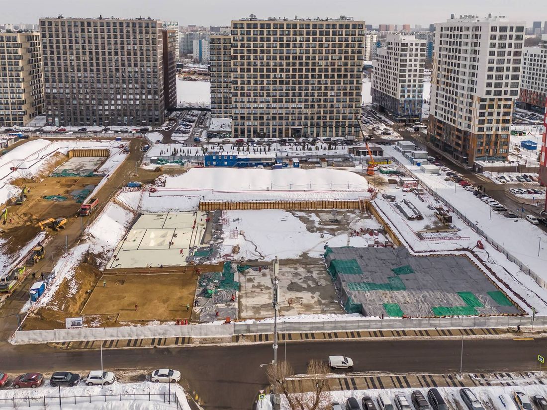Ход строительства ЖК «Ривер Парк Коломенское» за Февраль 2024 г., фото №1