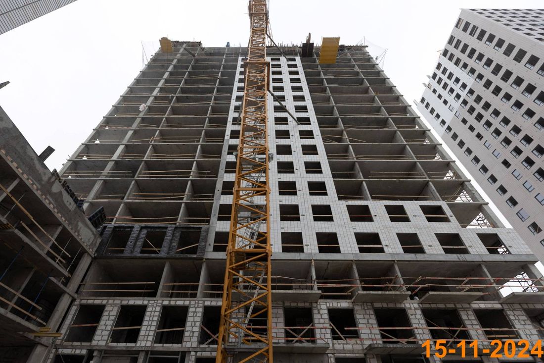 Ход строительства ЖК «Плеханова 11» за Ноябрь 2024 г., фото №1