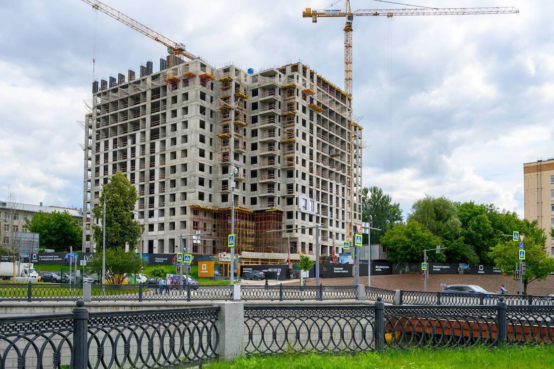 Ход строительства ЖК «ЭвоПарк Сокольники» за Июль 2025 г., фото №1