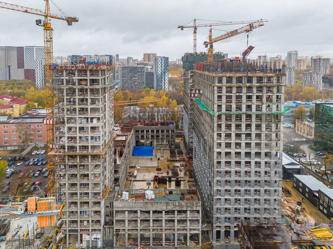 Ход строительства ЖК «Сет» за Октябрь 2025 г., фото №1