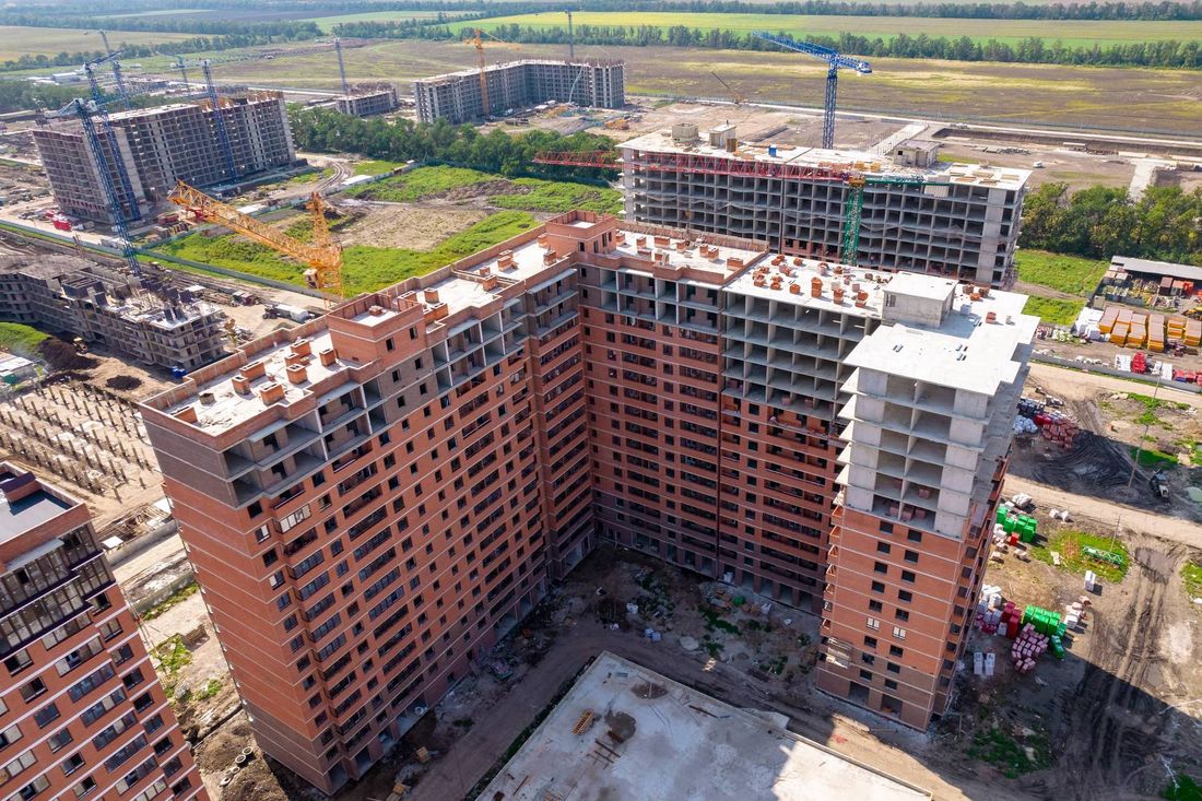 Ход строительства ЖК «Самолёт» за Август 2021 г., фото №1