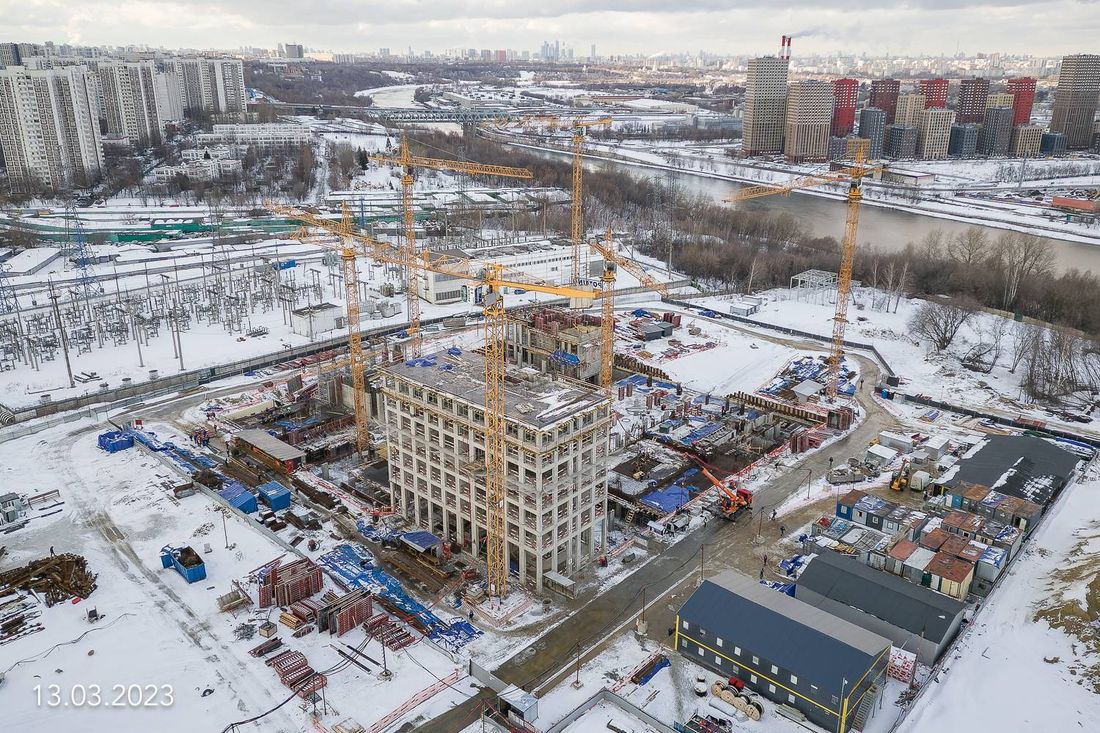 Ход строительства ЖК «Вейв» за Март 2023 г., фото №1