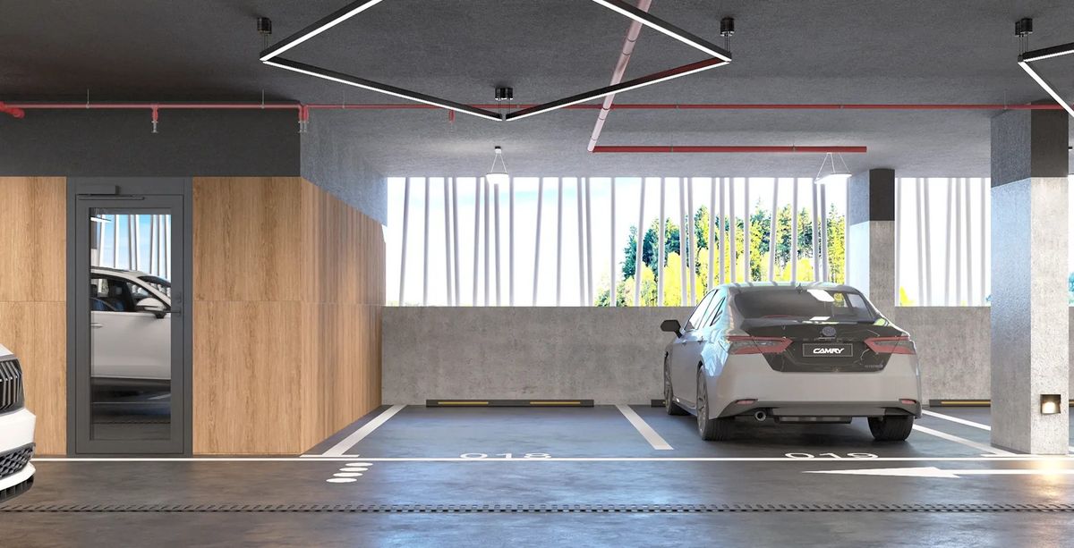 Двухуровневый паркинг