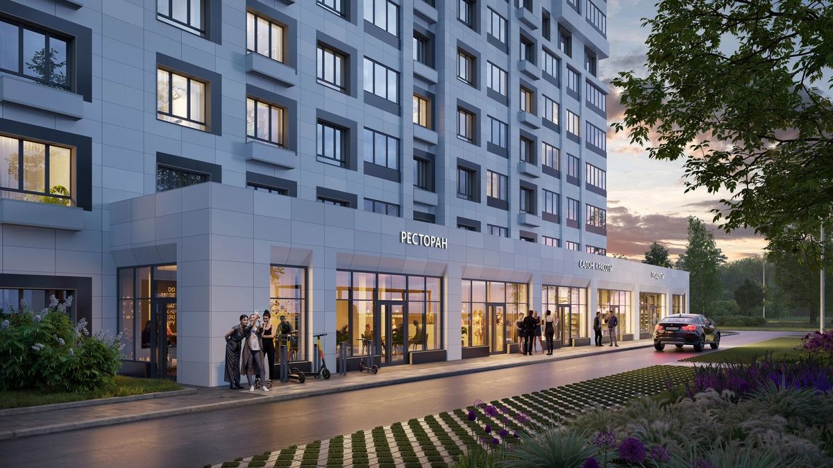 Магазины и кафе у дома