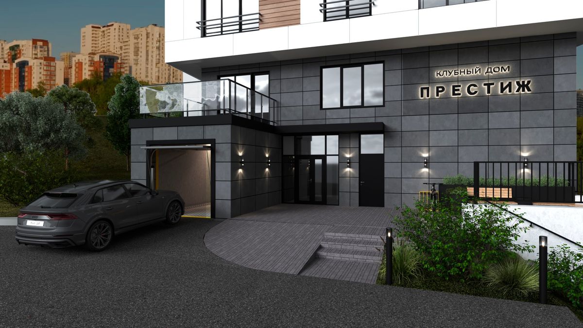 Двухуровневый подземный паркинг