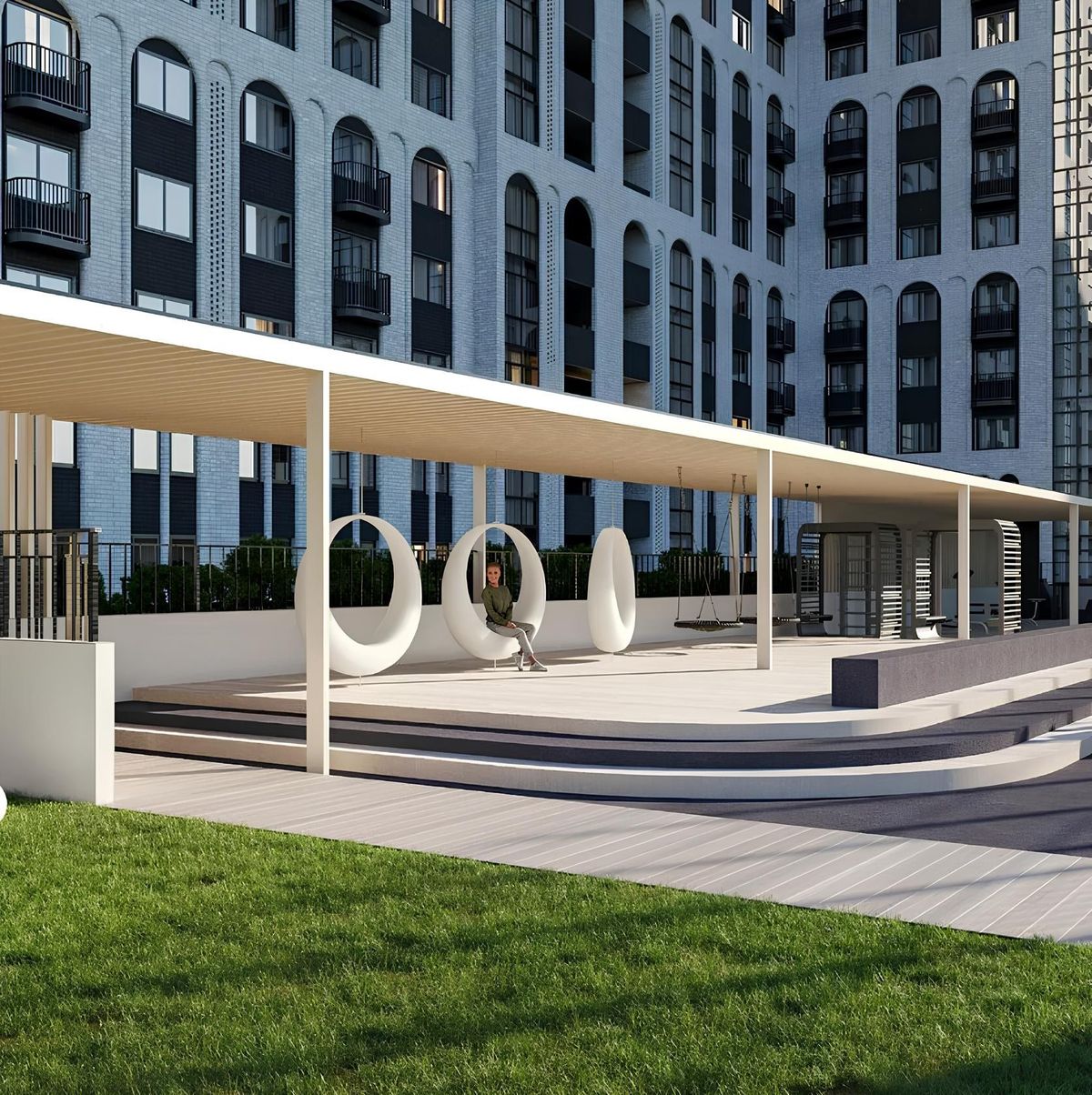 Несколько уровней благоустройства