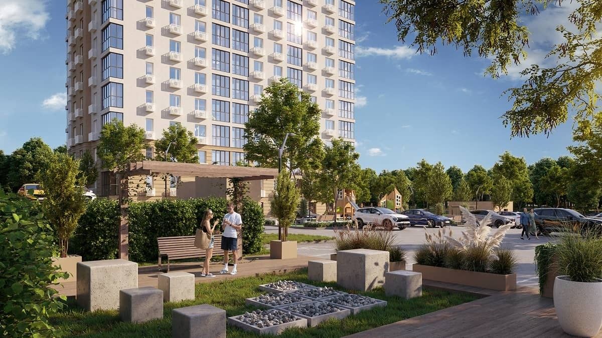 Благоустроенная территория