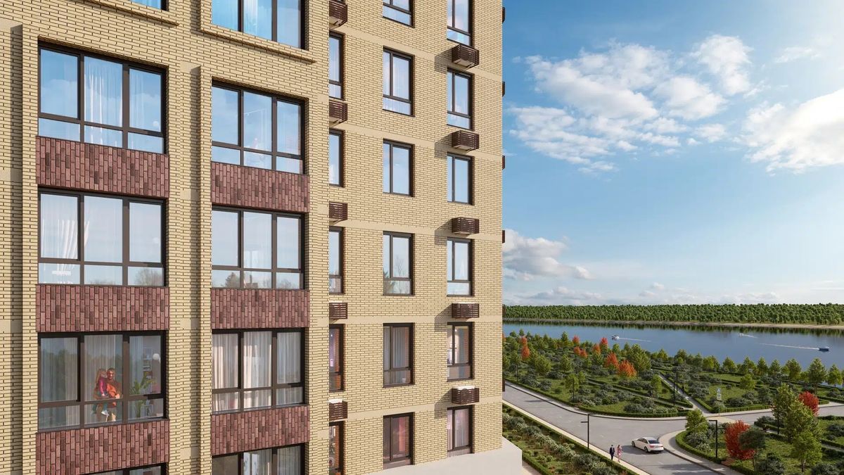 Дома на берегу Волги