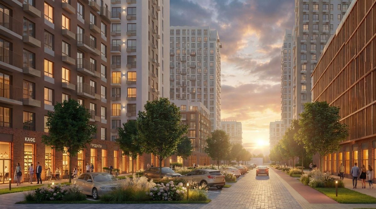 Благоустроенная территория