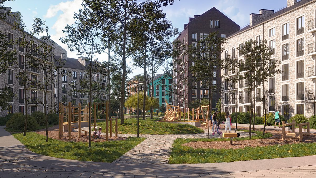 Просторный двор