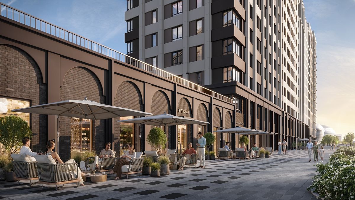 Город со своей инфраструктурой