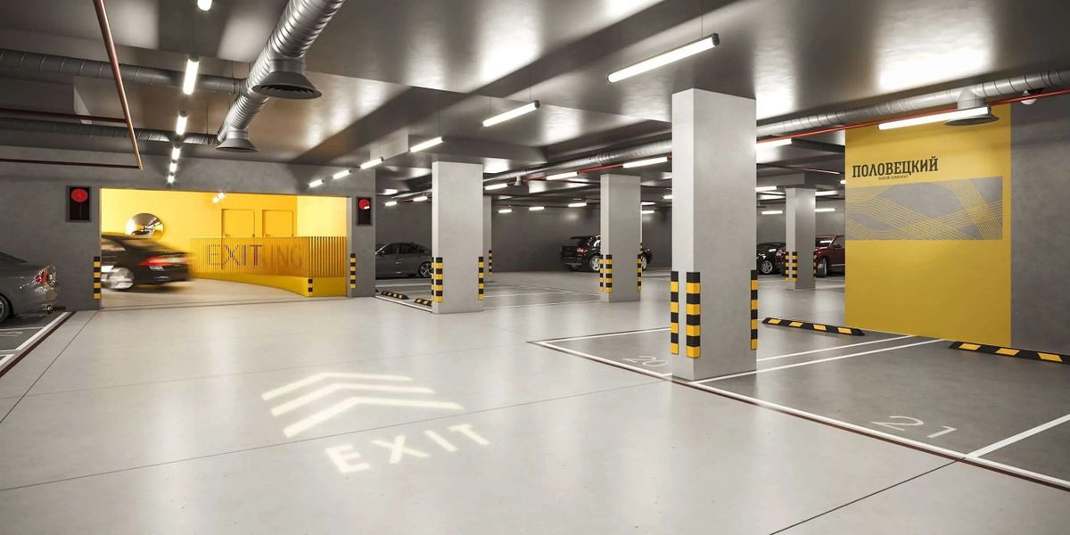 Подземный и наземный паркинг