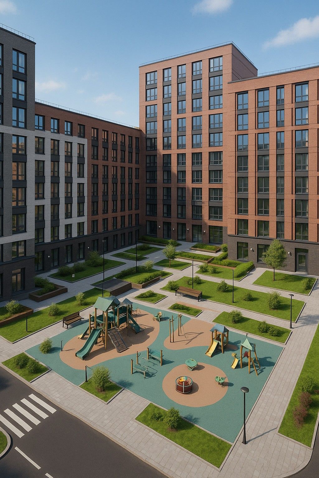 Детские и спортивные площадки