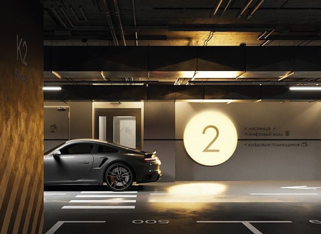 Крытый паркинг