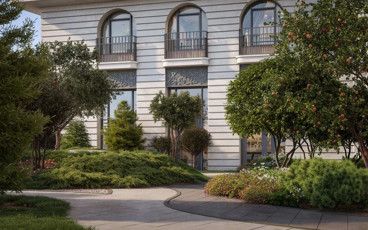 Благоустроенная территория