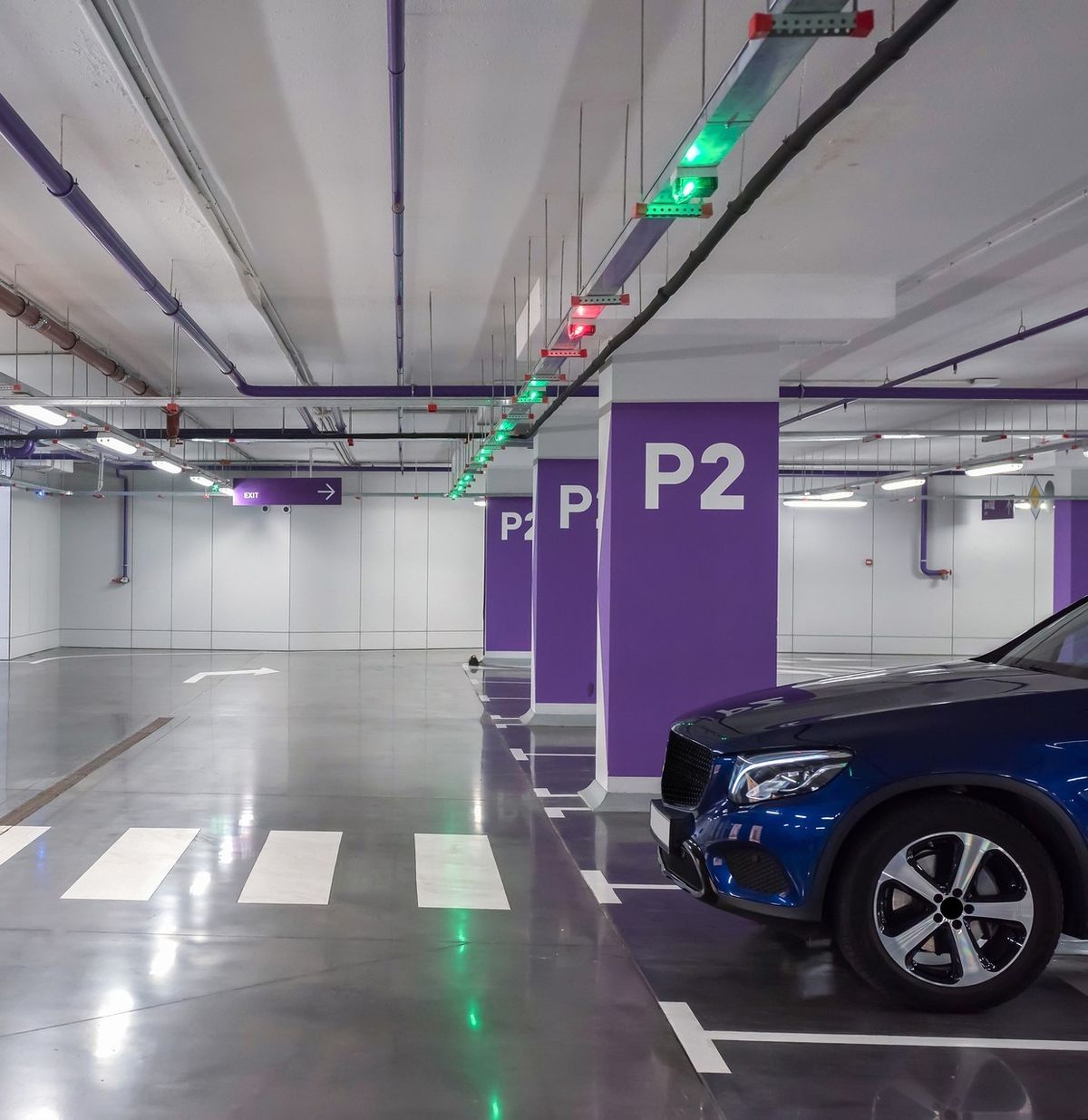 Транспортная развязка и парковка