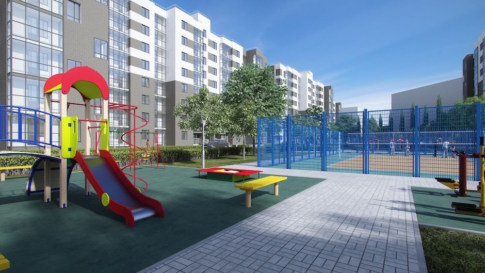 Детские и спортивные площадки