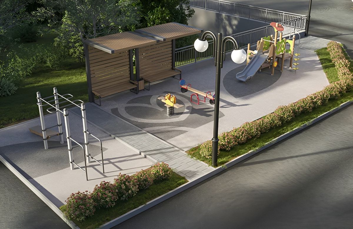 Детские и спортивные площадки