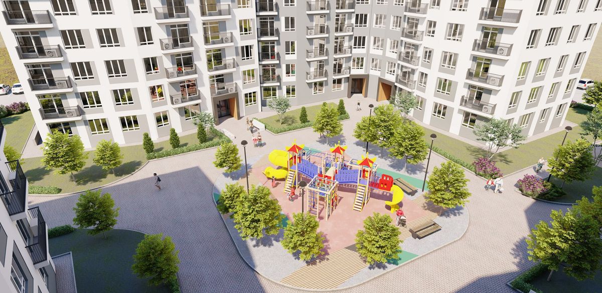 Детская и спортивная площадка