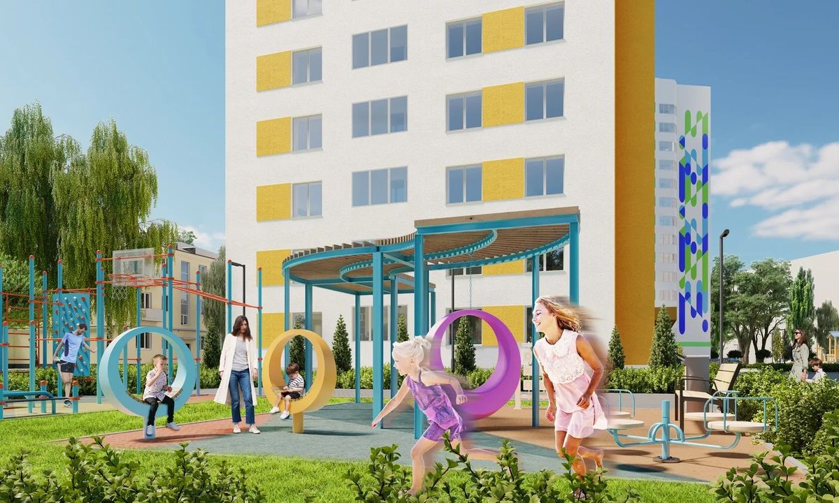 Благоустроенные дворы