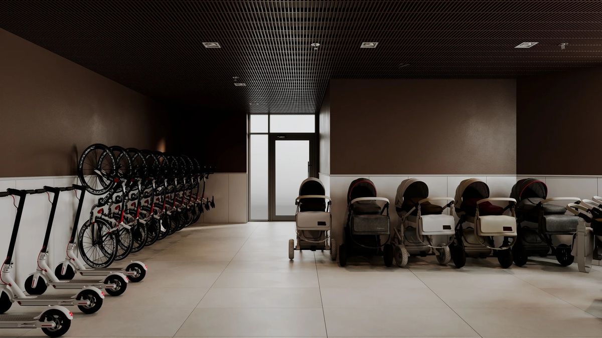 Подъезды с колясочными