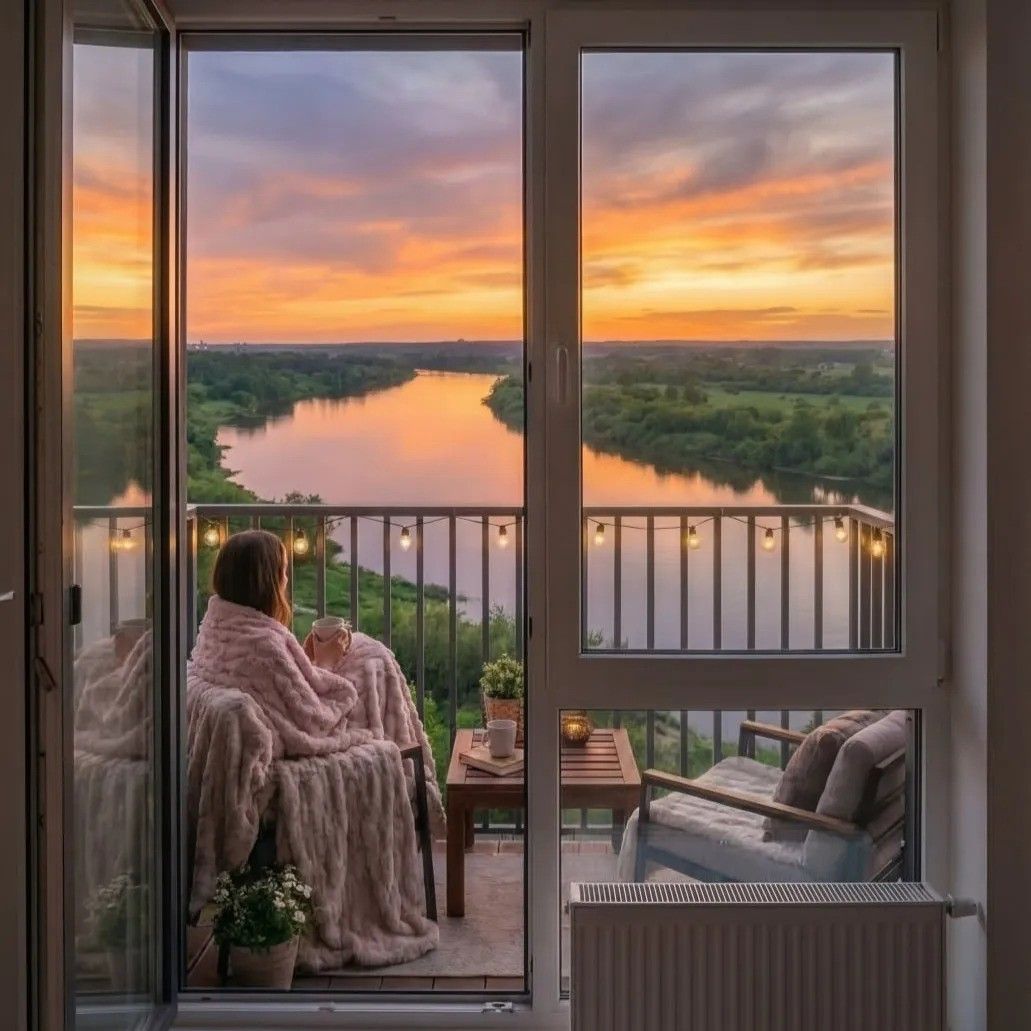 Балконы с видом на горизонт