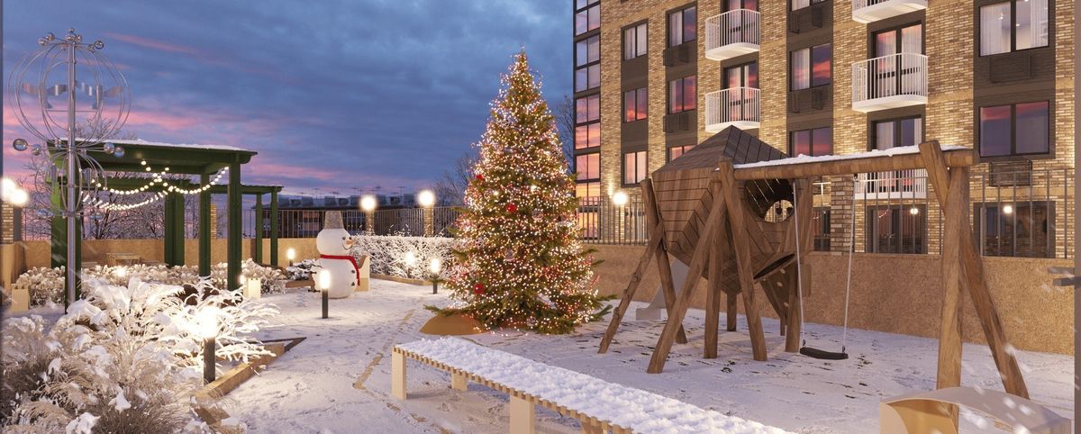 Уютный двор