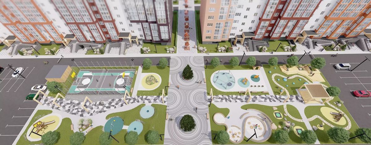 Детские и спортивные площадки