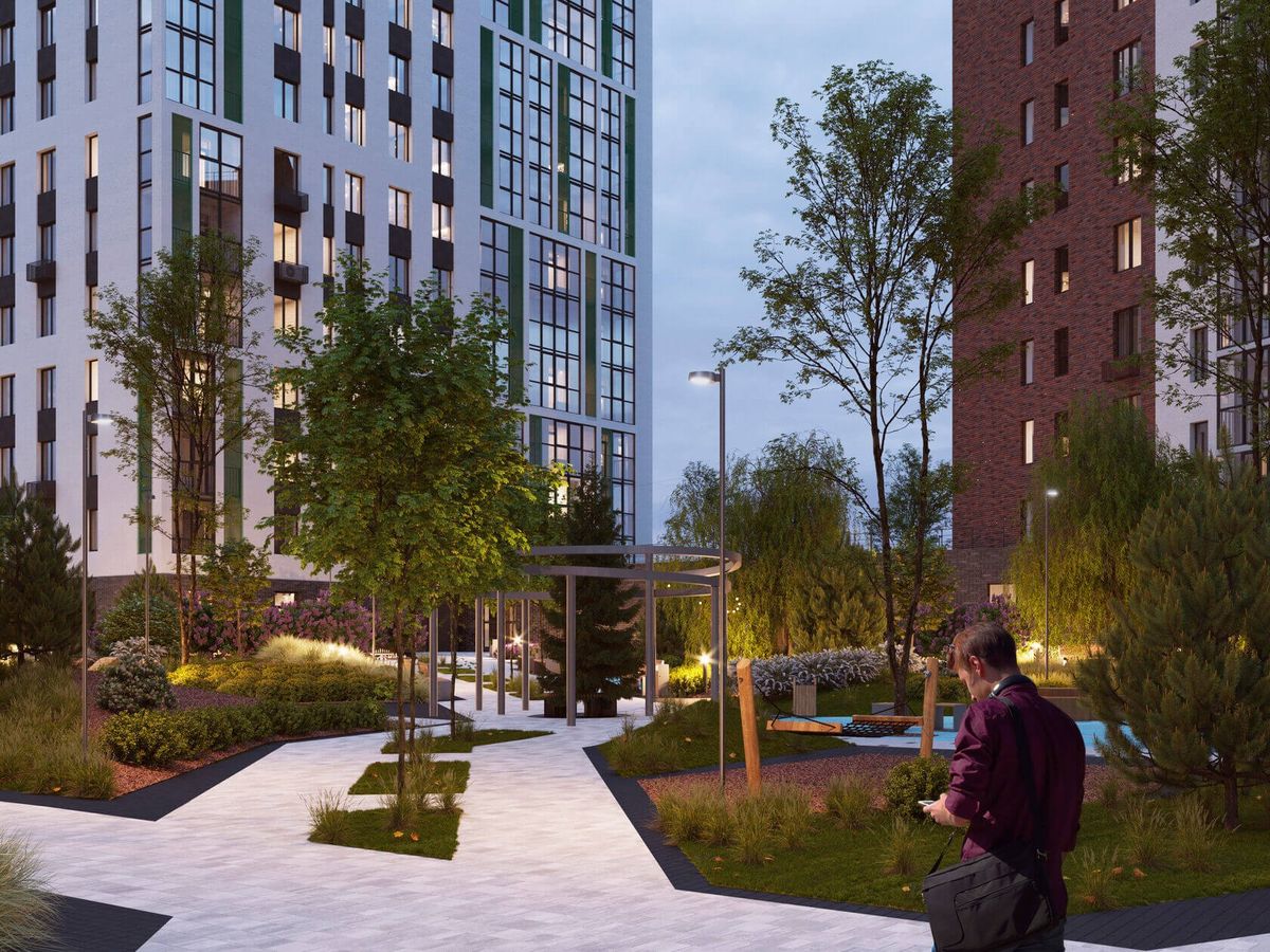 Зелёный мир во дворе