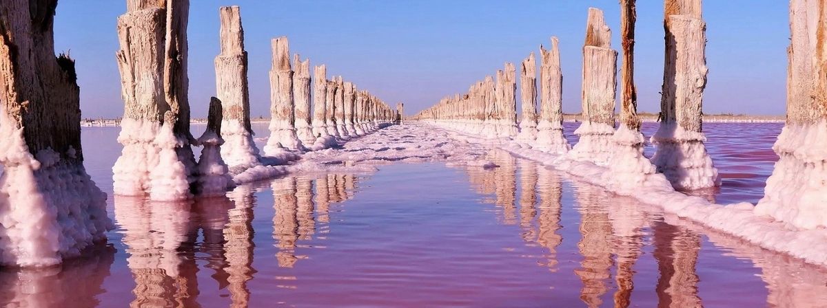 Розовое озеро