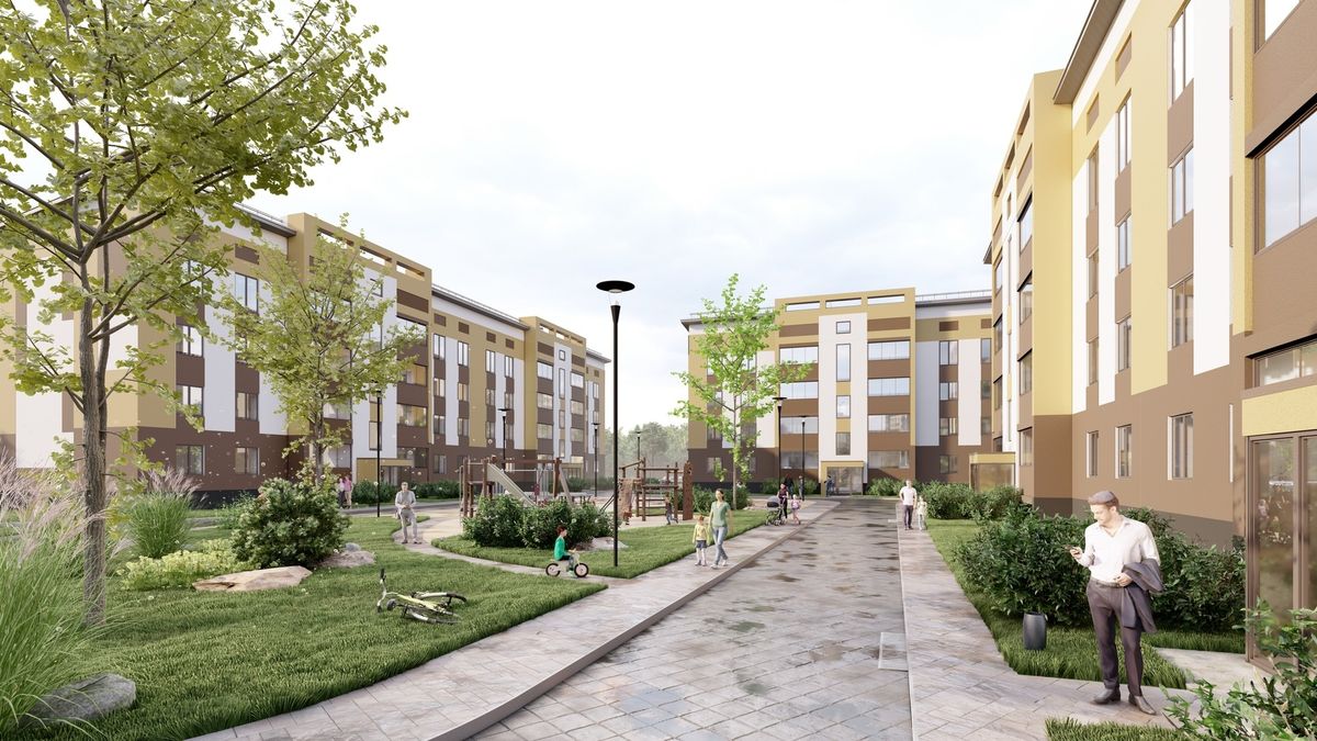 Благоустроенная территория