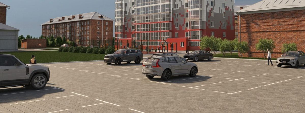 Транспортная развязка и парковка